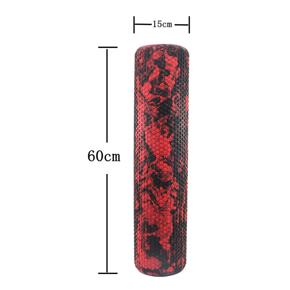 Red and Black Swirl Foam Roller